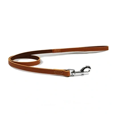Image of Ancol Heritage Leather Lead Tan 1m X19mm Sz 3 8