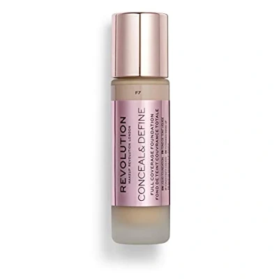Image of Revolution Beauty London, Conceal and Define, Foundation, F7, 23ml