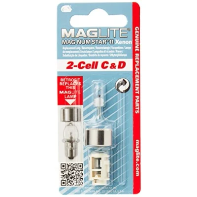 Image of Maglite LMXA201 2 Cell Magnum Star Xenon II Replacement Bulb (Blister Pack)