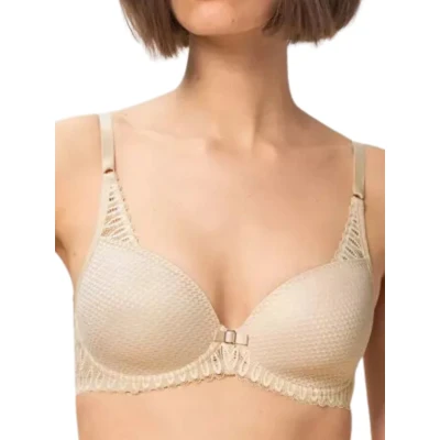 Image of Triumph Womens Aura Spotlight WHP Wired Padded Bra, Creamy Dream, 38A UK