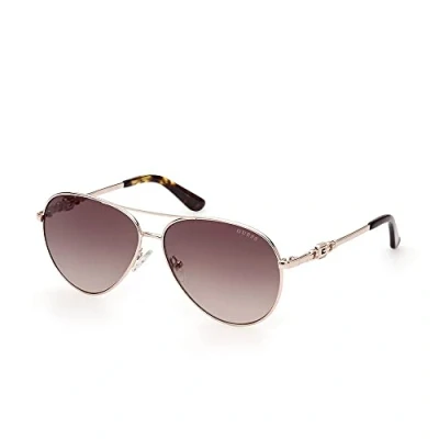 Image of Sunglasses Guess Gu7885 h col. 32f Woman Pilot Gold