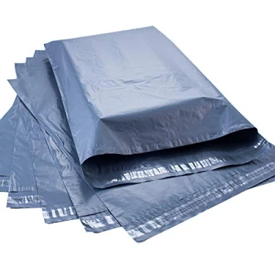 Image of Calzette Large Postage Bag Size 17&quot; x 24&quot; (43cm 60cm) Grey Mailing Bags for Posting and Packaging Strong Envelopes Mail Postal Self Seal (100)