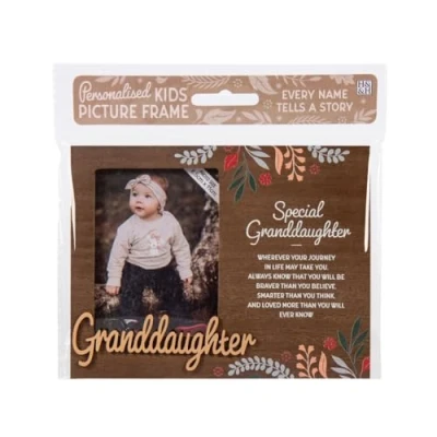 Image of Personalised picture frames (Special Granddaughter)