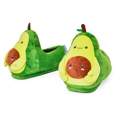 Image of Coddies Avocado Slippers Unisex Funny Slippers, Novelty Comfortable Pantuflas, Gag Gift Men, Women &amp; Kids (4 8 UK, 36 39 EU, MEDIUM)