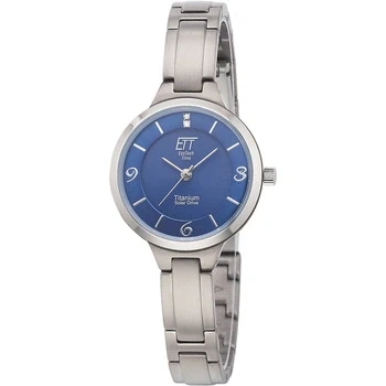 Image of ETT Eco Tech Time Solar ELT 12147 31M Women&#039;s Watch Analogue with Titanium Strap