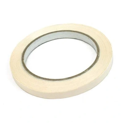Image of Indigo® Quality Butcher Sealing Tape 9mm x 66m PVC Neck Bag/Fruit/Veg/Meat/Sweets (3 White)
