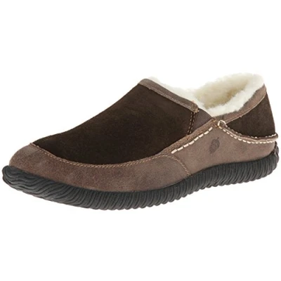 Image of Acorn Men&#039;s Rambler Moc Slipper, Chocolate, 12 UK