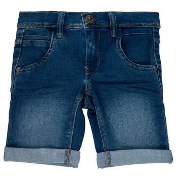 Image of Name it Nkmsofus denim shorts for kids, Size: 14y, Medium blue