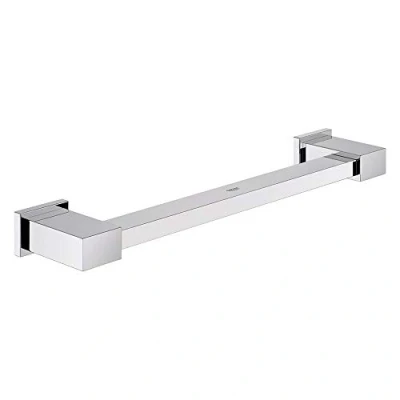 Image of GROHE Essentials Cube Bath Grip, 340 mm, Chrome Finish, Concealed Fastening 40514001