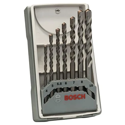 Image of Bosch Professional 7 Piece CYL 3 Drill Bit Set (for Concrete, Ø 4/5/5.5/7/8/10 mm, Accessories Rotary Impact Drills)