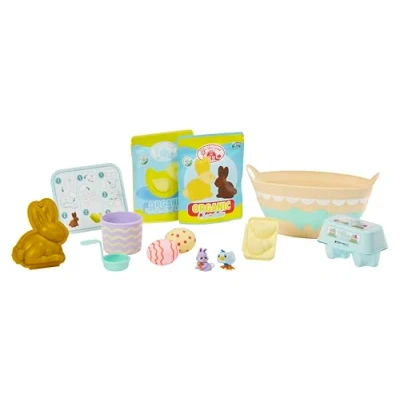 Image of LITTLE TIKES Creative Chefs Easter Basket Kit 12 Accessories, Pretend Play Holiday Set, for Boys and Girls Ages 3+, NOT EDIBLE
