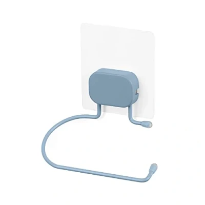 Image of Compactor Toilet Roll Holder, POWDER COATING METAL, Blue, 13 x 9.5 9 cm