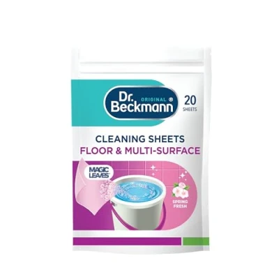 Image of Dr. Beckmann Floor &amp; Multi Surface Cleaning Sheets Powerful Against Dirt Grease Fast Drying Gentle on Spring Fresh 20