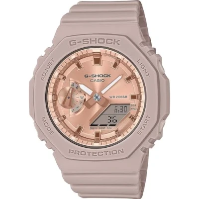 Image of Casio Women&#039;s Analogue Digital Quartz Watch with Plastic Strap GMA S2100MD 4AER