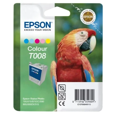 Image of Epson T008401 T008 COLOUR Ink Cartridge FOR Stylus Photo 780 785EPX 790 825 870 875DC 875DCS 890 895 915