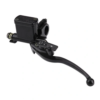 Image of 1 Pair 7/8&quot; 22mm Universal Motorcycle Handlebar Master Cylinder Levers Front Left Brake Clutch Reservoir Lever Pump for 50cc 110cc 150cc Quad Bike ATV Cylinders and Parts