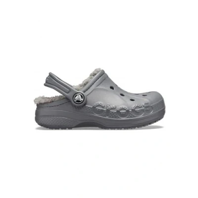 Image of Crocs Baya Lined Clog T, Charcoal/Charcoal, 6 UK Child
