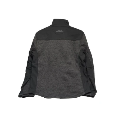 Image of Stanley Arizona Black/Grey Knitted Fleece Jacket