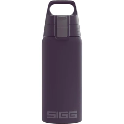 Image of SIGG Insulated Water Bottle Shield Therm One Suitable for Carbonated Beverages Leakproof Dishwasher Safe BPA Free 90% Recycled Stainless Steel 0,5L / 0,75L 1L