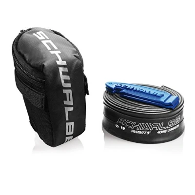 Image of Unisex Schwalbe Tubecarrying Mtb Tubes Bags, Black, 28 Inch