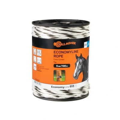 Image of EconomyLine Rope 100 m White Electric Fencing