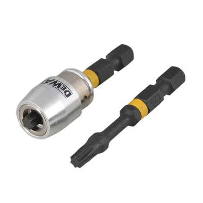 Image of Dewalt DT70538T QZ Puntas Torsión de Impacto 2 x T25 y adaptador magnético con bloqueo