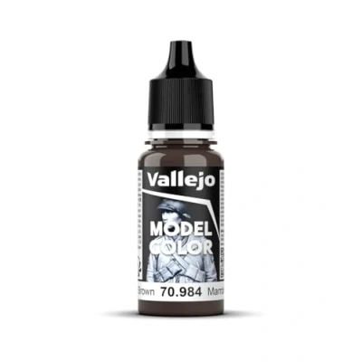 Image of Vallejo Model Color 17 ml Acrylic Paint Flat Brown