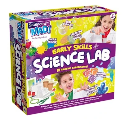 Image of Science Mad SM65 Early Skills Lab An Ideal Introduction to With 10 Simple Fun Experiments for Young Children Includes Apparatus &amp; Materials, 4+ Years