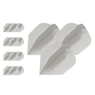 Image of Target Darts Unisex Pro. 5 x Sets of ID Pro Ultra Grey No 6 Dart Flights 15 in total, Grey, No.6 UK