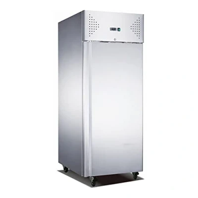 Image of Stalwart DA R650V Commercial Refrigerator Upright Cabinet 685 litres Stainless Steel Single Door GN2/1 Ventilated Cooling