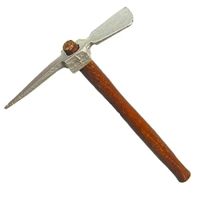 Image of Dolls House Pick Axe Chopping Tool Miniature Pickaxe Garden Shed 1:12 Accessory