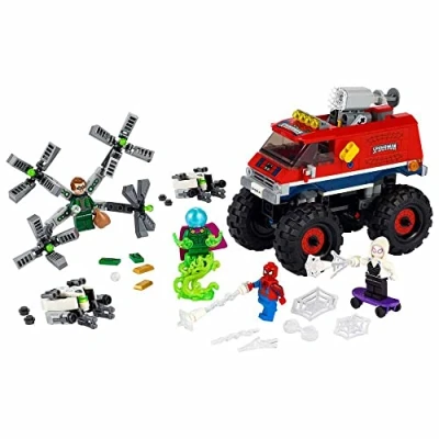 Image of LEGO Marvel Spider Man: Man&#039;s Monster Truck vs. Mysterio 76174; Cool, Collectible Birthday Gift for Kids, New 2021 (439 Pieces)