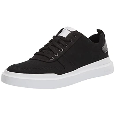 Image of Cole Haan Men&#039;s Grandpro Rally Canvas Court Sneaker Black Size: 9.5 Wide