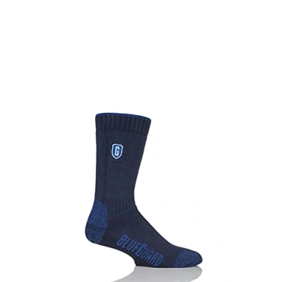 Image of 1 Pair Navy Anti Abrasion Durability Socks Men&#039;s 9 11 Mens Blueguard