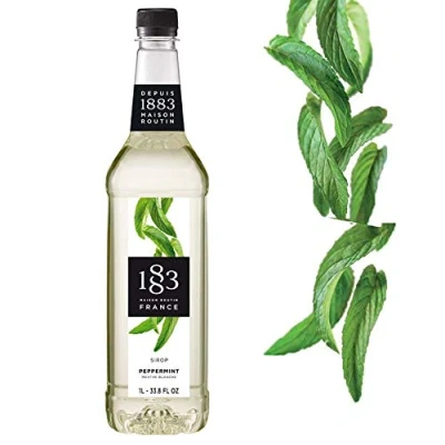Image of 1883 Maison Routin France Peppermint Syrup, 33.8 Fl oz