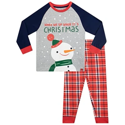 Image of Harry Bear Kids Pyjamas Christmas Multicoloured 5 6 Years