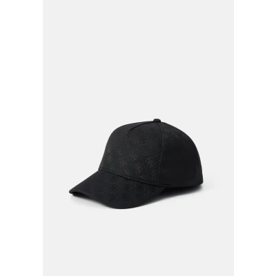Image of Guess Baseball Cap, Women&#039;s, Size: One Size, Coal logo