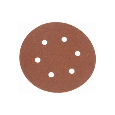 Image of Faithfull Hook &amp; Loop Sanding Disc DID2 Holed 150mm x 120G (Pack 25) FAIAD150120H