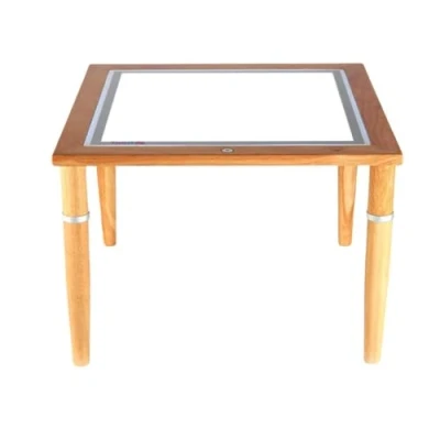 Image of TickiT 73038 Wooden Light Table, 120mm sq (120/300mm legs)