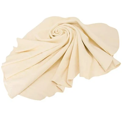 Image of Chamois Cloth for Car Drying Towel Shammy Natural Real Leather Washing Cleaning Wipes Art Accessory (31.5&#039;&#039; x 20&#039;&#039;)