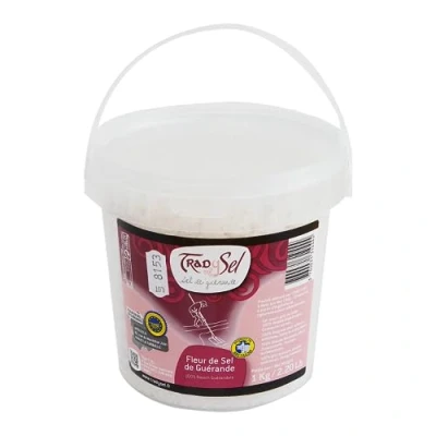 Image of Guerande Fleur de Sel 1kg Bucket