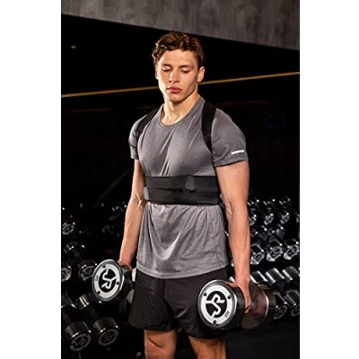Image of PRO 11 WELLBEING Premium Posture Corrector Clavicle Support Brace for Upper back &amp; Shoulders relieves and shoulder pain
