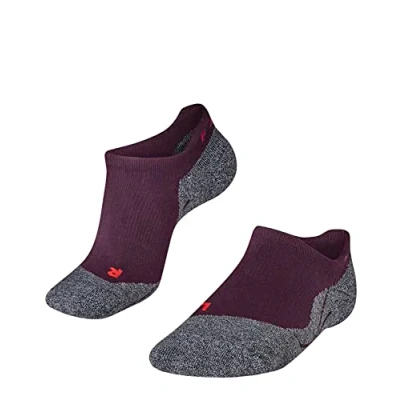 Image of FALKE Women&#039;s RU3 Comfort Invisible W IN Lyocell Functional Yarn Anti Blister 1 Pair Running Socks, Red (Grape Wine 8213), 2.5 3.5