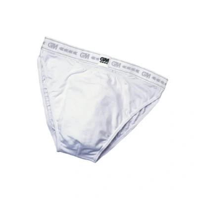 Image of Gunn &amp; Moore GM Cricket Box Brief, Special Blend Stretch Cotton With Elastic Waist For Comfort Fit, Integral Pouch Abdominal Guard, Size XXL, Suitable 39 40&quot;