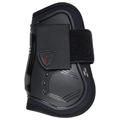 Image of HY Armoured Guard Pro Reaction Fetlock Boots Large Black