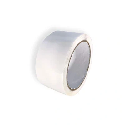 Image of Keephot White Adhesive Packaging Tape 48 mm x 66 Meters, 2 inch 72 yrd