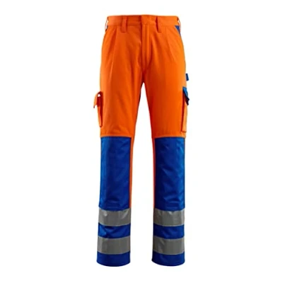 Image of Mascot Olinda Trousers Hi vis Orange/Royal Blue 82C45 (L32W29.5)