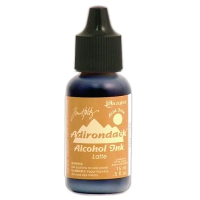 Image of Ranger AAIS 22060 Tim Holtz Adirondack Alcohol Ink, Latte, 0.5oz