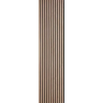 Image of Fuse Acoustic Wooden Wall Panel in Walnut Effect, 240cm x 60cm