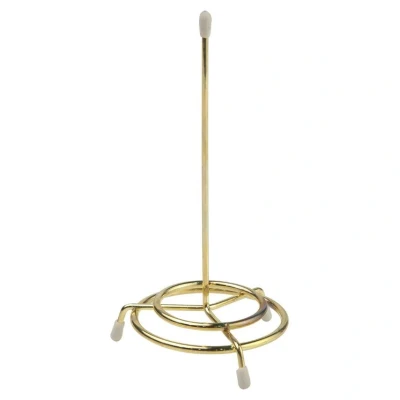 Image of Beaumont Cheque Spindle Brass Plated 6.5in